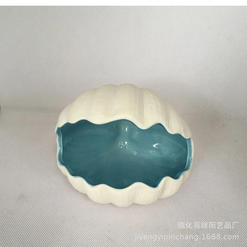 

Creative Ceramic Shell Ashtray Beach Tobacco Tray Weed Somking Accessories Nordic Room Home for Living Room Christmas Gift