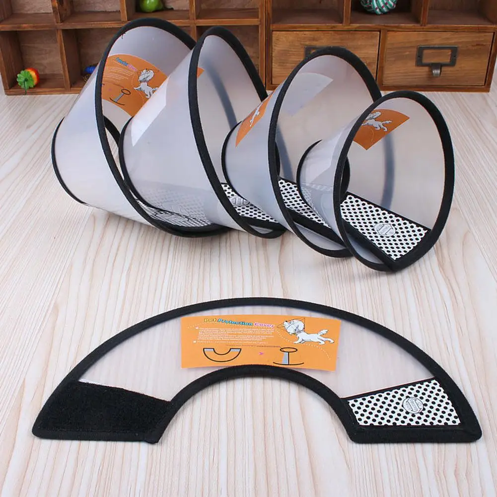 

[ Ready stock ] Cone Protective Collar for Pet Dogs Cats Wound Healing Protection Cover