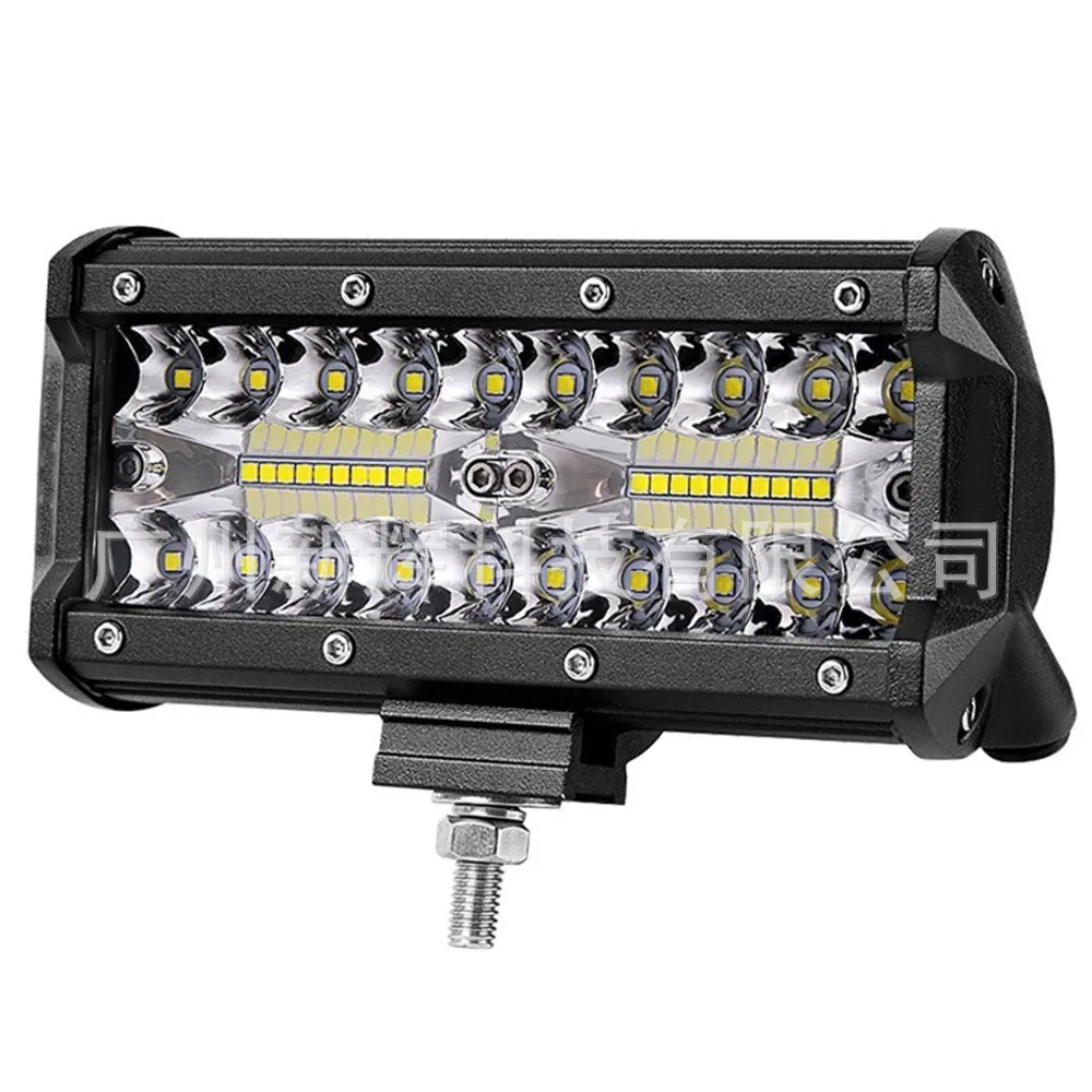 

Car led work light light bar three-row 7-inch 120w strip off-road roof light