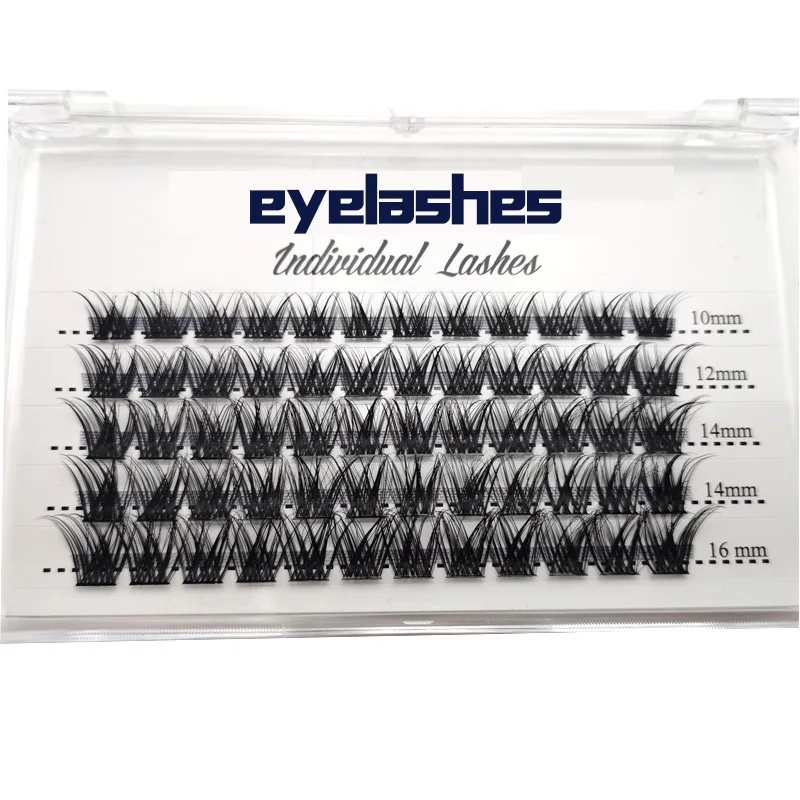 

Wholesale Single Cluster Segmented False Eyelashes Bundles Eyelashes DIY Individual Clusters Faux Mink Lashes for eye Extensions