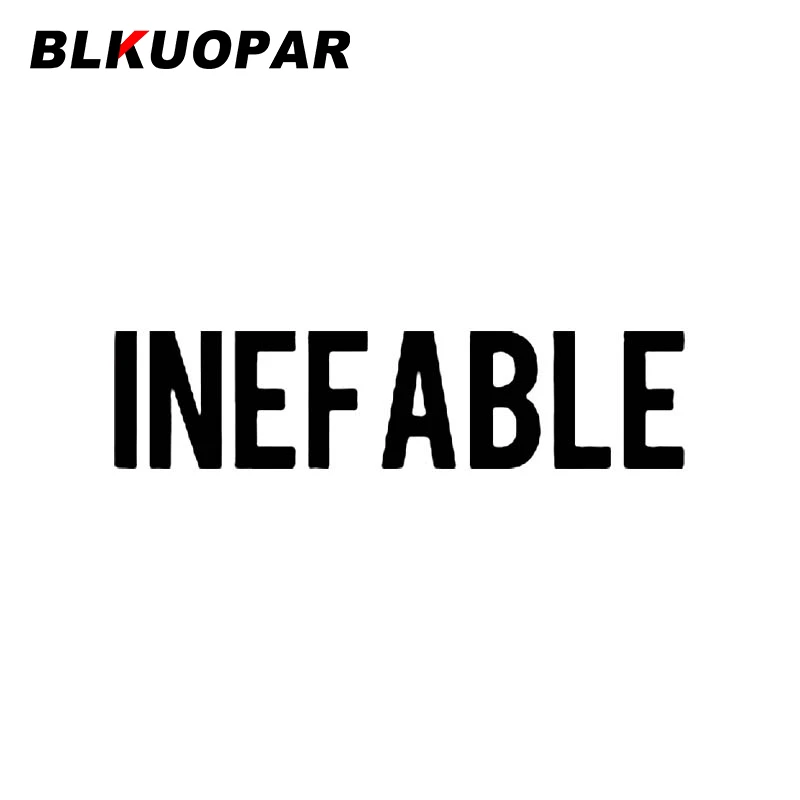 

Водонепроницаемая наклейка BLKUOPAR Inef, оригинальная декоративная наклейка для холодильника и кондиционера