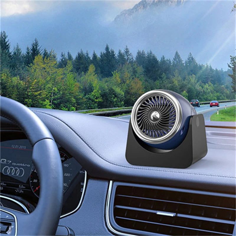 12V Car Heater Fan Electric Adjustable ABS Plastic Defroster Air Conditioner Demister Fit for Winter Windshield Vehicle Parts