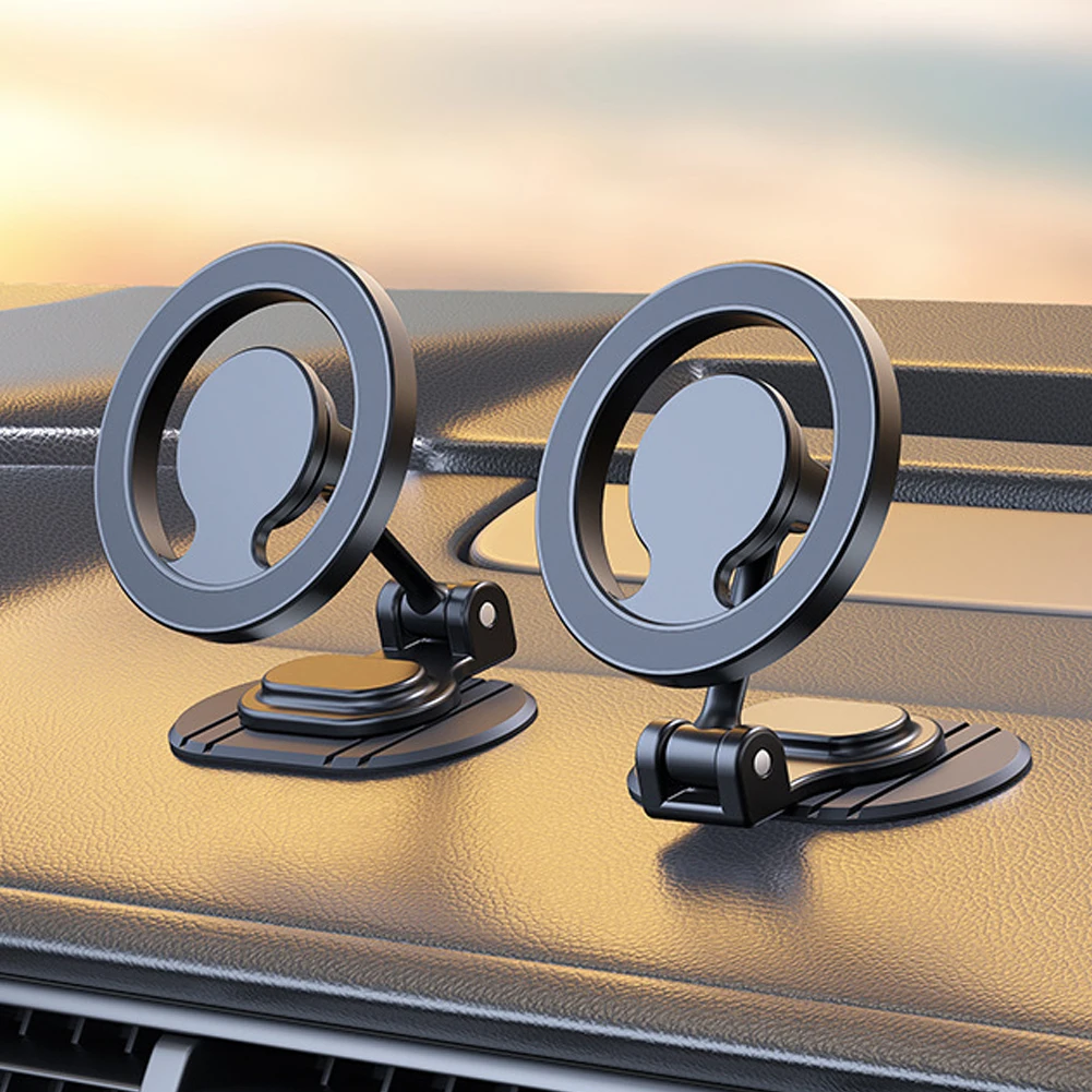 Магнитный автомобильный держатель для телефона крепление из алюминиевого