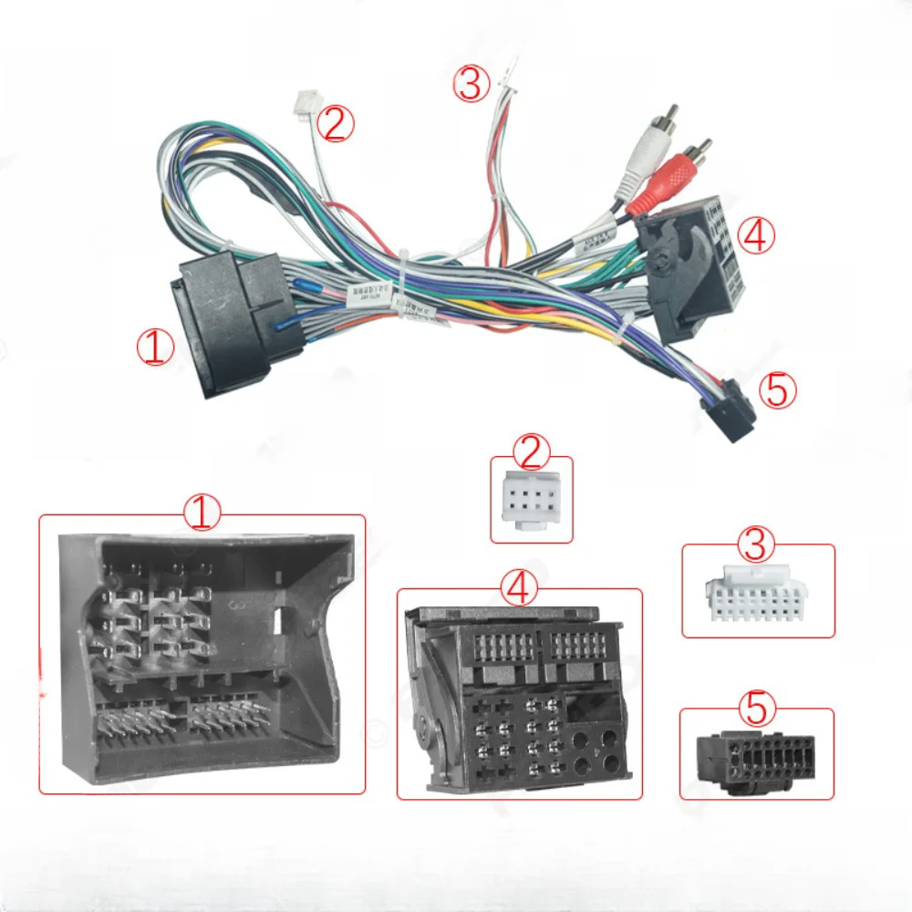 Автомобильный 16-контактный электропровод Кабель-адаптер с подъемником Canbus для