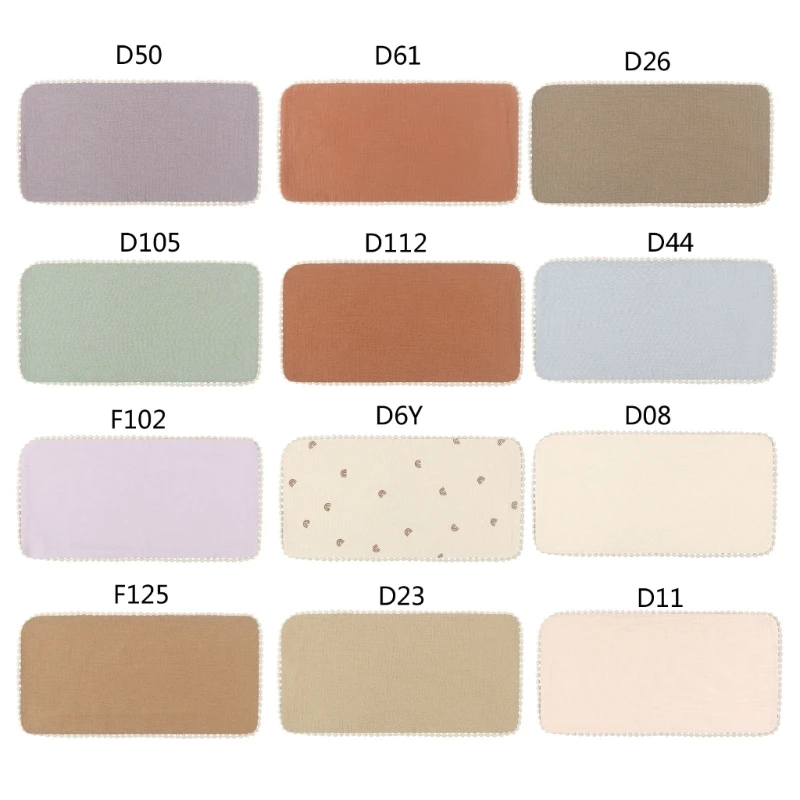 

3 Layer Boys Girls Burp Cloth Infant Saliva Towel Infant Face Towel Facecloth