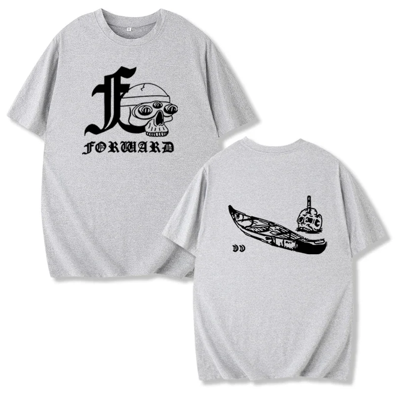 Мужская Летняя Футболка С Рисунком Черепа И Принтом Ночного Видения В Стиле