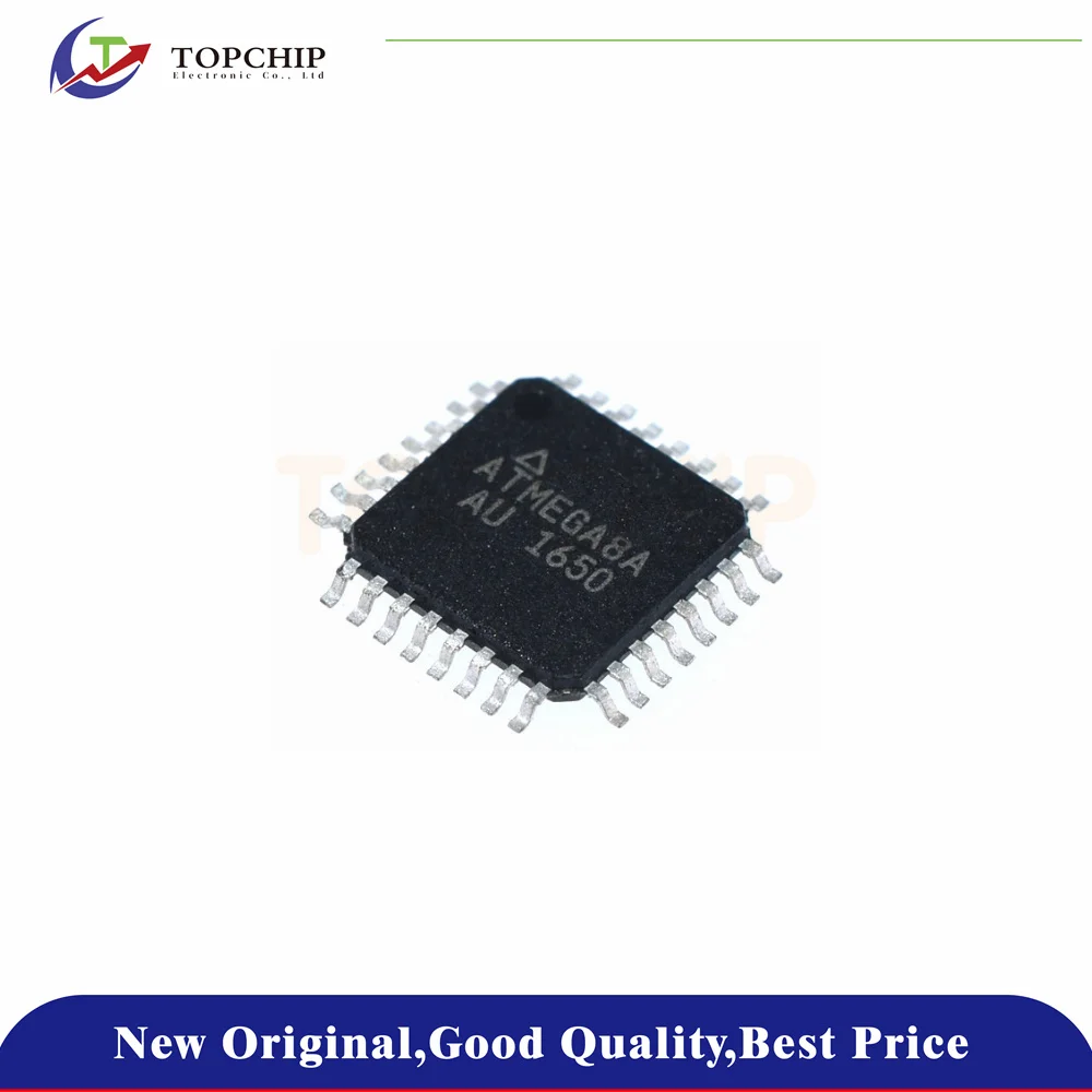 

1Pcs New Original ATMEGA8A-AU 8KB 1KB FLASH 23 AVR 16MHz TQFP-32(7x7) Microcontroller Units (MCUs/MPUs/SOCs)