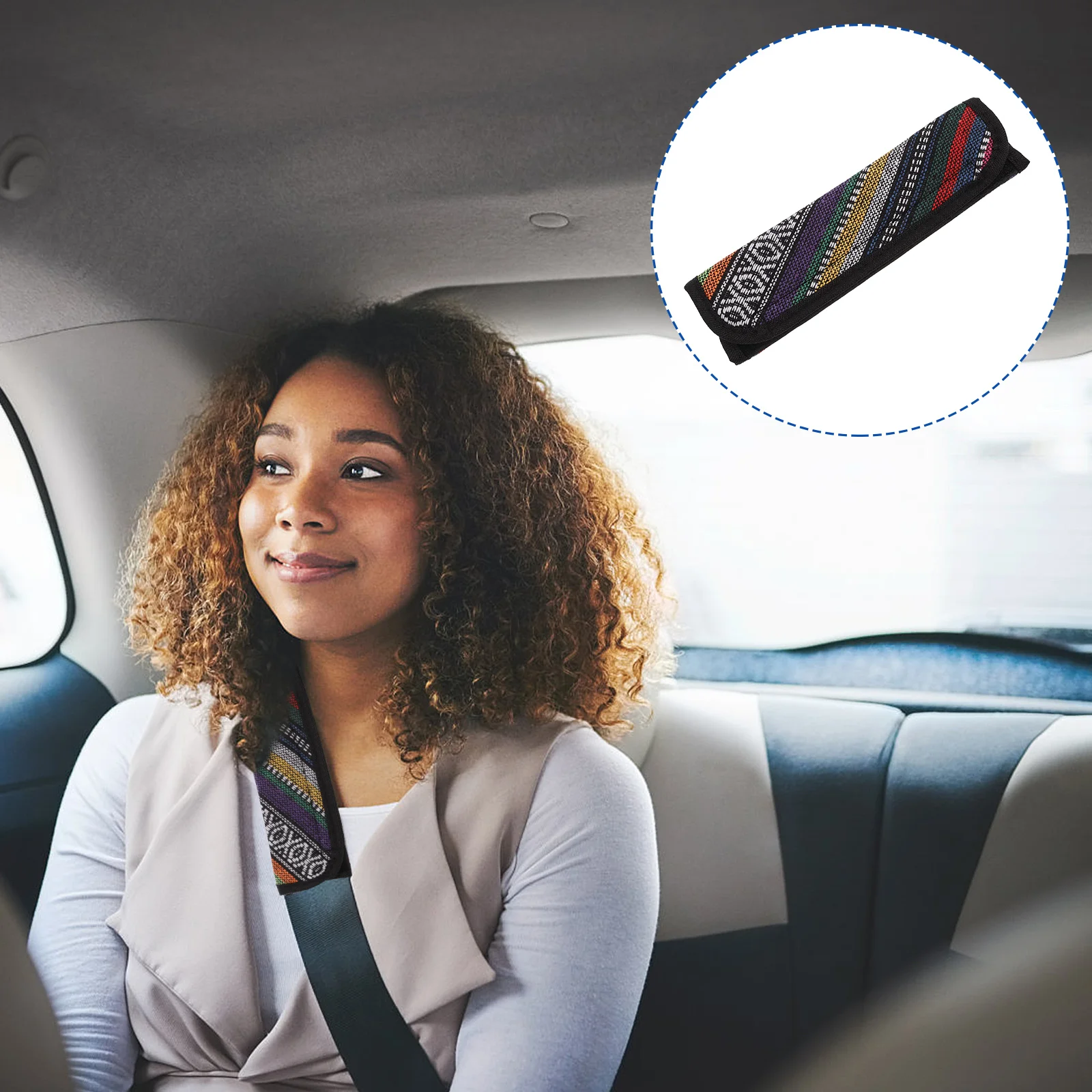 

Car Belt Cover Ethnic Style Car Belt Protector Car Shoulder Pad Car Shoulder Strap Cushion