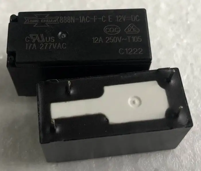 Новое реле 888N-1AC-F-CE 12VDC (115F-1A-4P-12V-17A) 4 контакта | Строительство и ремонт