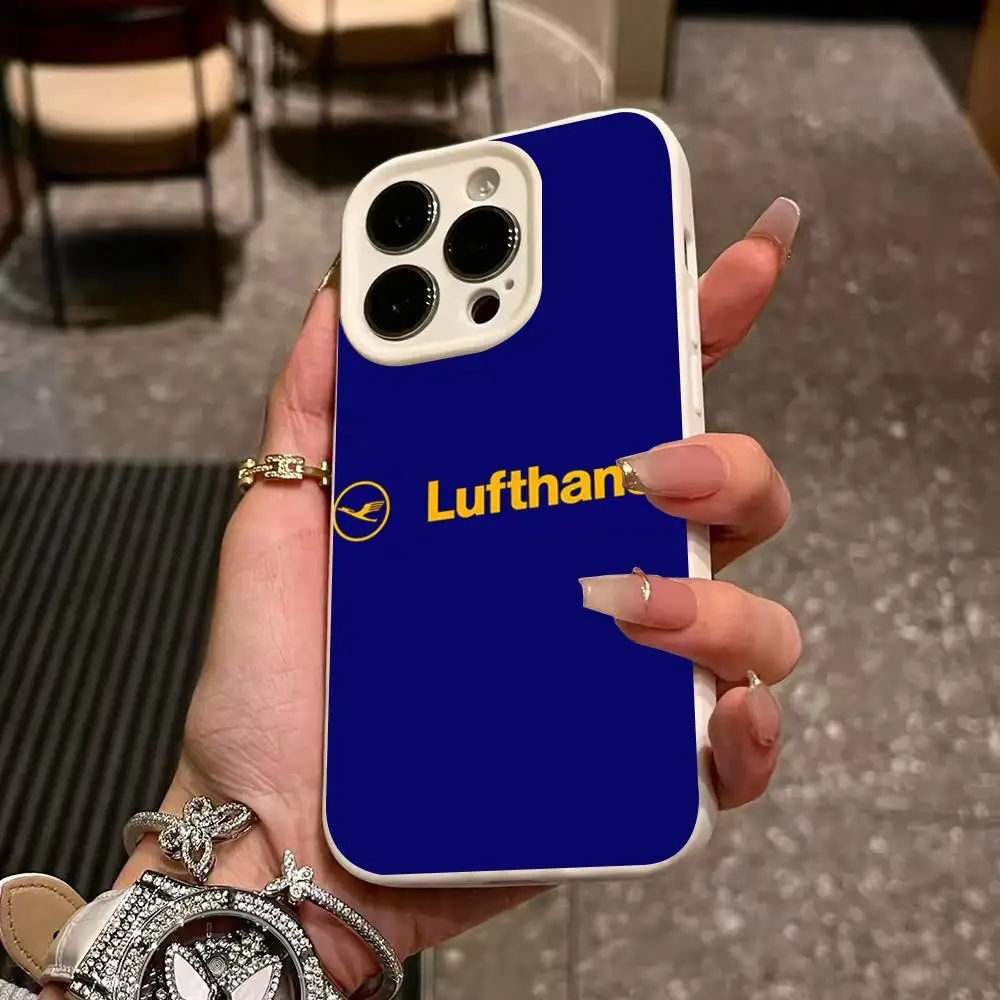 Чехол для телефона Lufthansa G-german Airlines для iPhone 17, 13, 12, 11 Pro Max, 16, 15, 14 Plus, мягкий, конфетных цветов, с полным покрытием (art.: 3920db7e25cb4) - 3920db7e25cb4