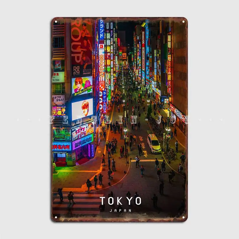 

Tokyo Metal Sign Club Home Bar Cave Custom Garage Decoration Tin Sign Poster