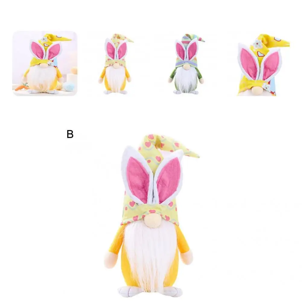 

Gnome Doll Unique Cloth Eye-catching Adorable Appearance Bunny Dwarf Doll for Home Gnome Dwarf Dwarf Doll
