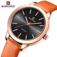 naviforce 2022 luxury brand women quartz leather watches for women watch ladies fashion dress wrist watch clock relogio feminino