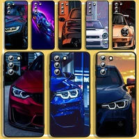 cool sports car comic phone case for samsung s8 s9 s10 s20 s21 s22 plus s10e 5g lite ultra fe black silicone luxury funda cover