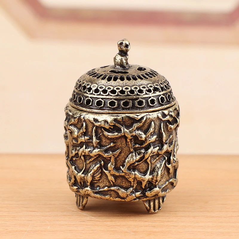 Mini Sandalwood Censer Craft Home Decor Ornament
