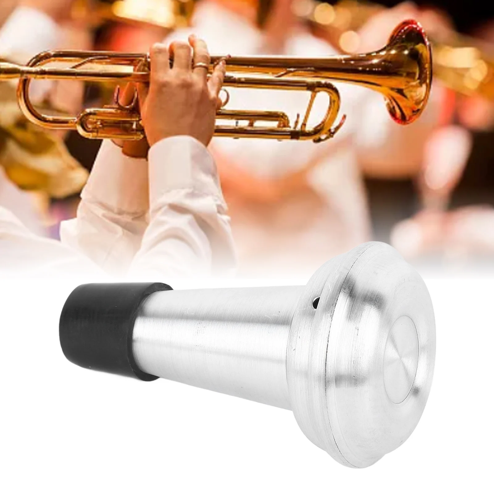 

Trumpet Mute Silencer Practice Replacement Lightweight Aluminum Accessories