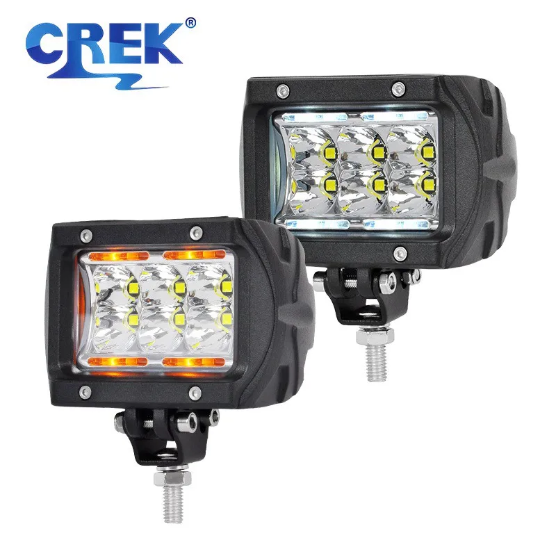 CREK 12V Автомобильная Поворотная фара 24V IP68 внедорожные рабочие фары 4-дюймовые