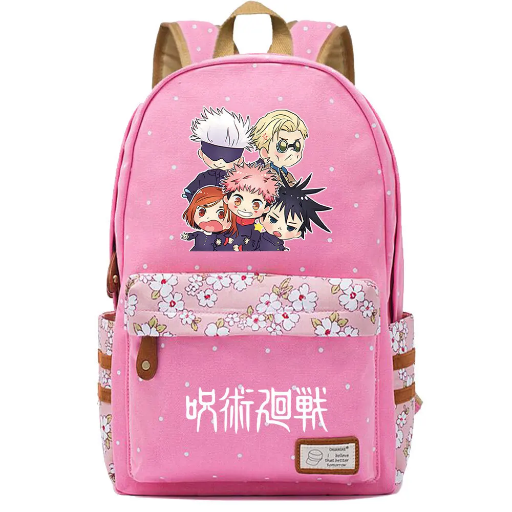 

Anime Jujutsu Kaisen Teenger Packsack Casual Backpack Unisex Student Cartoon Schoolbag High Quality Knapsack Travel Laptop Bag