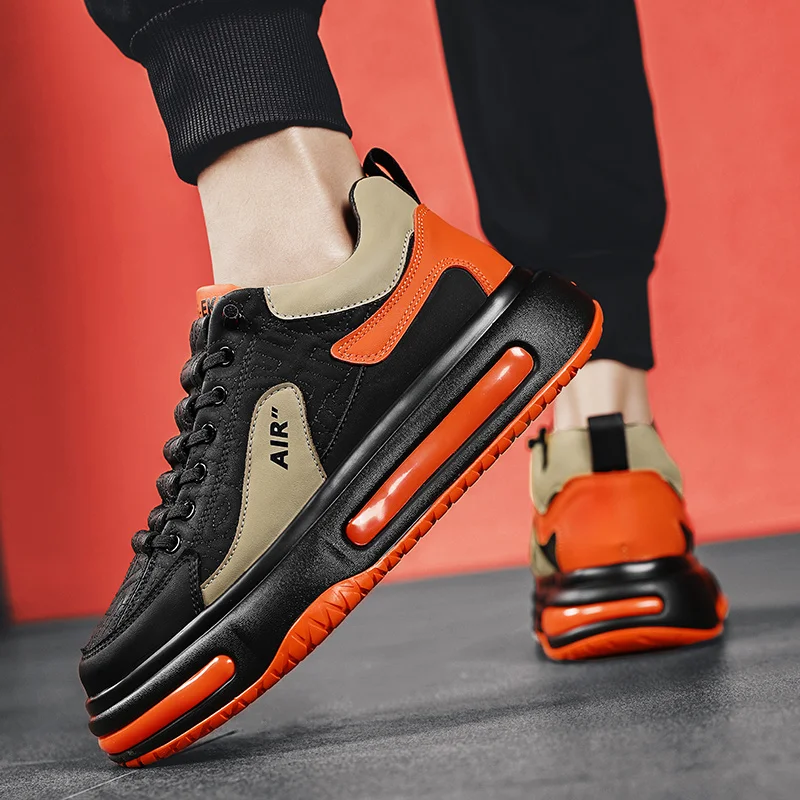 

Platform Sneakers Mens Casual Shoes Light Breathable Fitness Casual Shoes Men Sneakers Trend Lace-Up Shoes Outdoor NonSlip Shoes