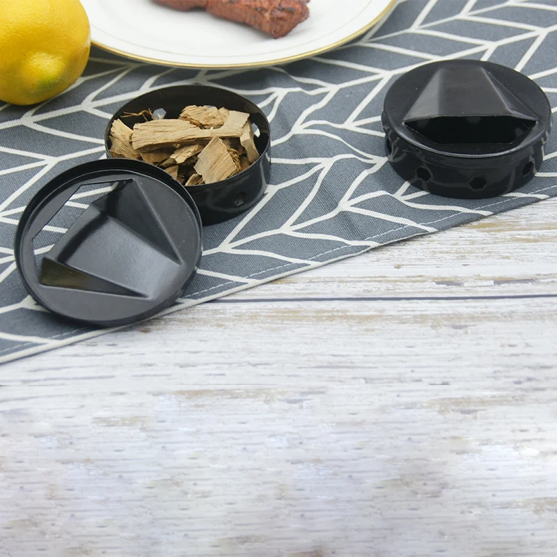 2 шт. коробка для курильщика барбекю деревянные чипсы уличного угольного газа