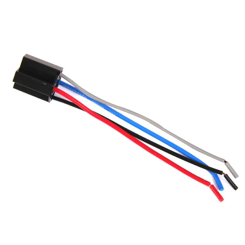 

12V 40A 4Pin Device 4P Install Relay Amp Harness Socket Wires New Arrive High quality wire