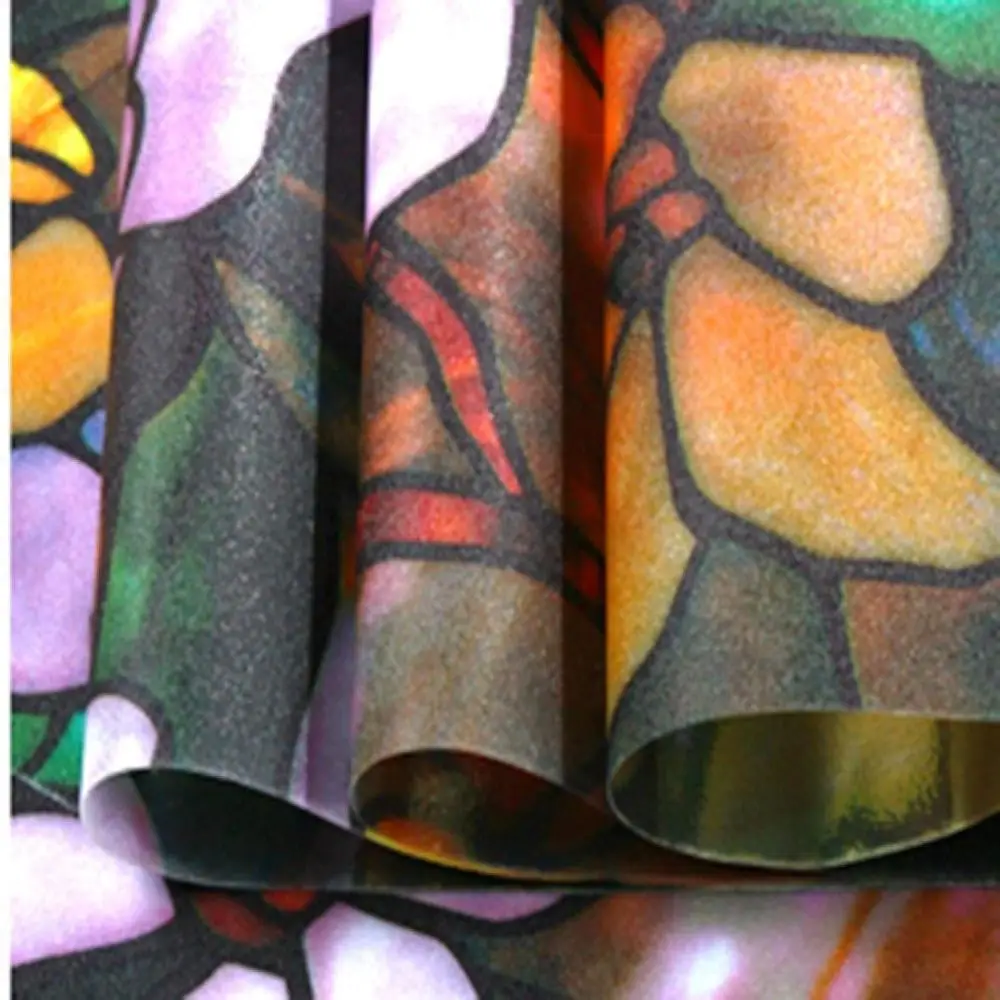 Художественная Магнолия Пейзаж Оконная Пленка Виниловая Статическая Липкая