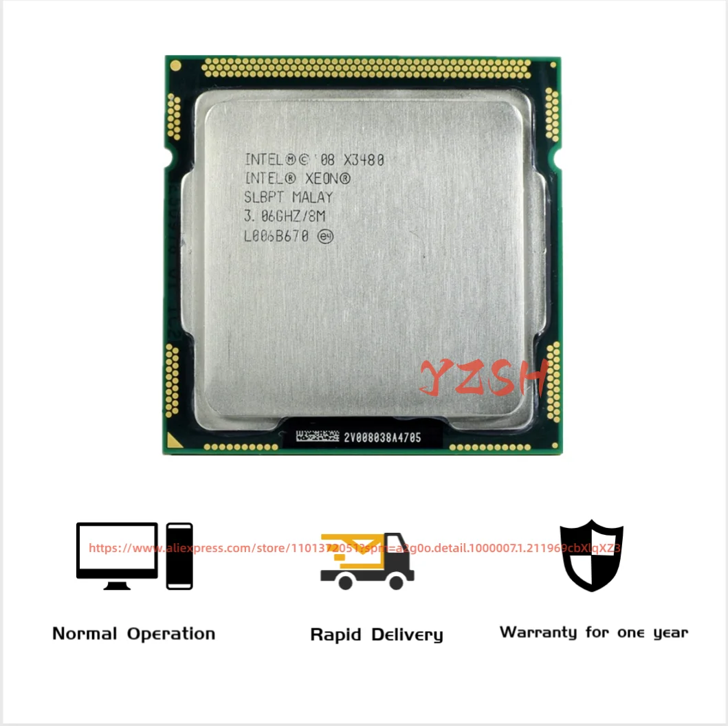 Процессор Intel Xeon X3480, 3,0 ГГц, четырехъядерный, восьмипоточный, 95 Вт, 8 Мб, 95 Вт, LGA 1156 Процессор Intel Xeon X3480, 3,0 ГГц, четырехъядерный, восьмипоточный, 95 Вт, 8 Мб, 95 Вт, LGA 1156