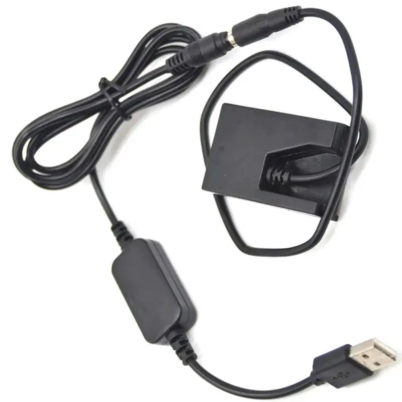 

USB to DC Power Cable EN-EL9 Dummy Battery for Nikon D40 D40X D60 D3000 D5000 Camera EP-5 DC Coupler