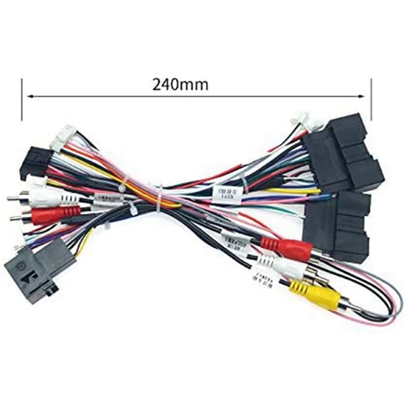 

3X Car 16PIN Audio Power Cord Radio Wiring Harness With Canbus Box For Ford Focus F150 Ranger 2012-2015