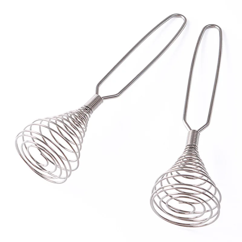 1pc Kitchen Accessories New Spiral Whisk Stirrer Egg Beater Blender Kitchen Cooking Utensil Tool Manual Egg Beater