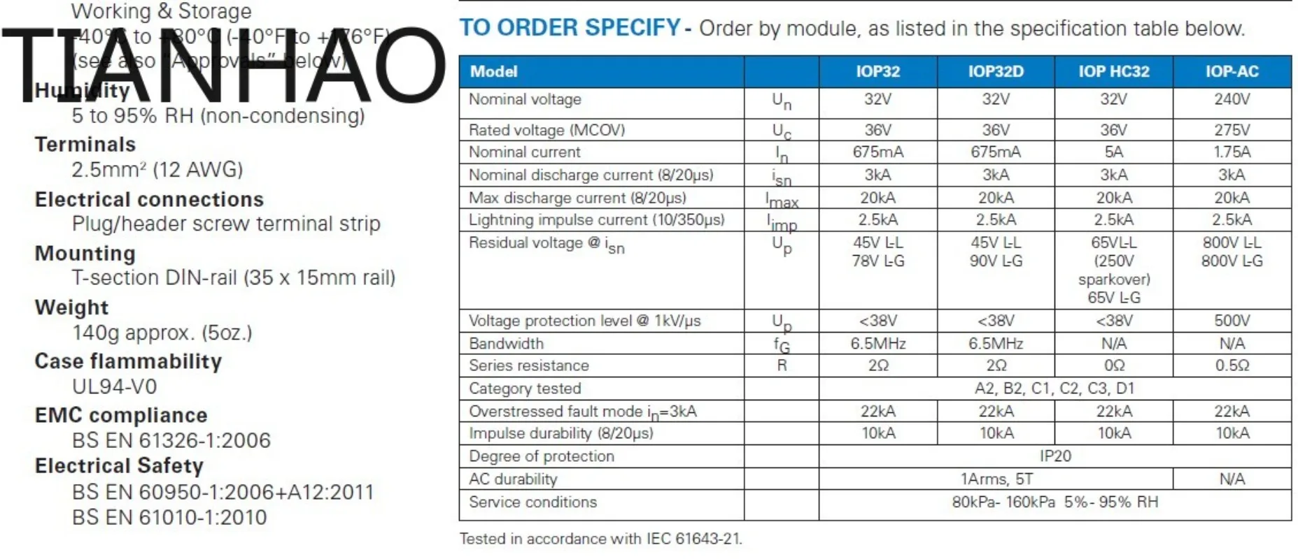 Фото Устройство защиты от перенапряжения IOP-HC32 №5