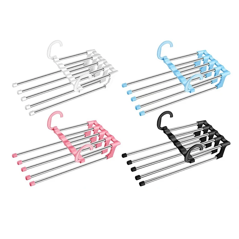 

4 шт., вешалки для брюк, 5 уровней