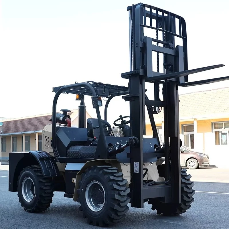 Фото Вилочный погрузчик Powston (б/у) 1.5Т 3Т, телескопический, внедорожный, 4WD, высота подъема 4М, двигатель Yunnei, стандарт Евро-4 №2