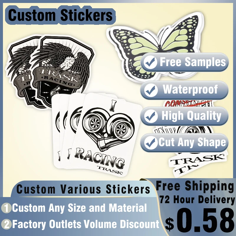 

Custom Scrapbooking Stickers Personalized Logo Name Label Stickers for Wedding Gift Box Decoration Aesthetic Stationery Supplies