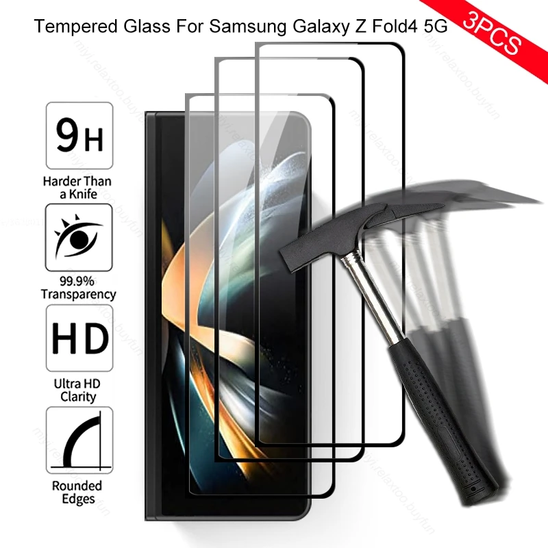 

Изогнутое Защитное стекло для экрана Samsung Galaxy Z Fold4 Fold3 Fold 4 Sumsung Samung ZFold4 ZFold3, пленка для телефона, 3 шт., 19D