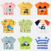 kids t shirt new summer cartoon boys t shirts baby girls t shirt childrens clothes comfort cotton kids clothes for 1 6 years