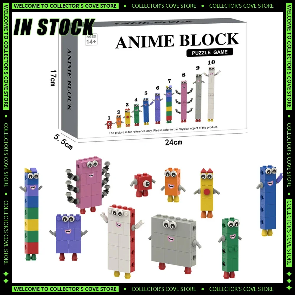 10 шт. набор фигурок с цифрами детские развивающие игрушки модель коллекция