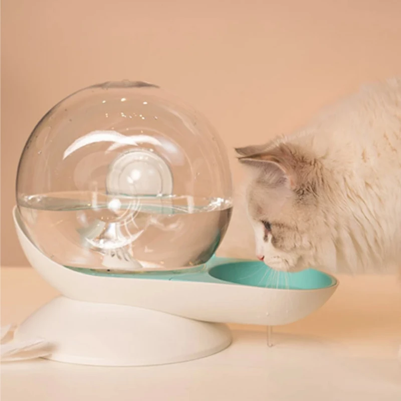 

Snails Bubble Automatic Cat Water Bowl Fountain for Pets Water Dispenser 2.8L Large Drinking Bowl Cat Drink No Electricity