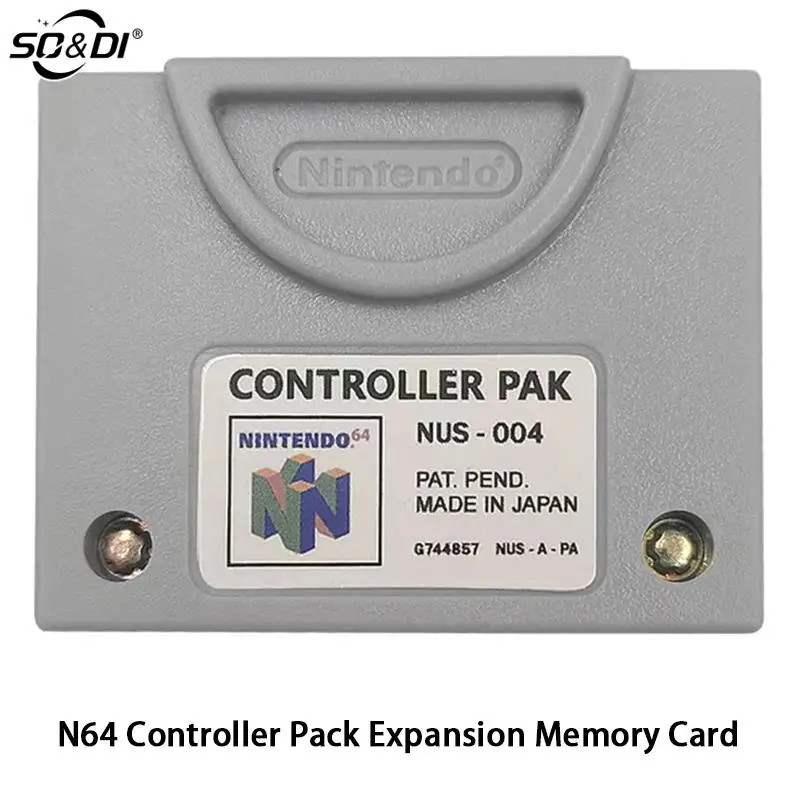 

Картридж для карты памяти N64 Controller Pak (NUS-004), замена для экономии игрового прогресса N64
