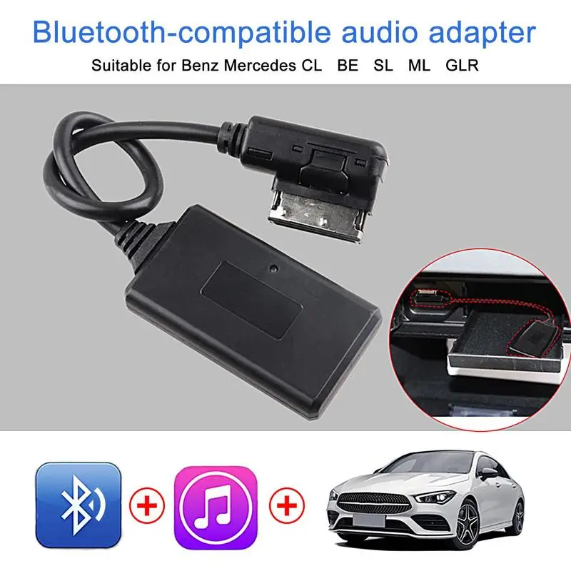 

Car Wireless Adapter Module AUX Adapter Music Audio Stereo Receiver MMI AMI Audio Music Cable 30 Pins For Car Accessories
