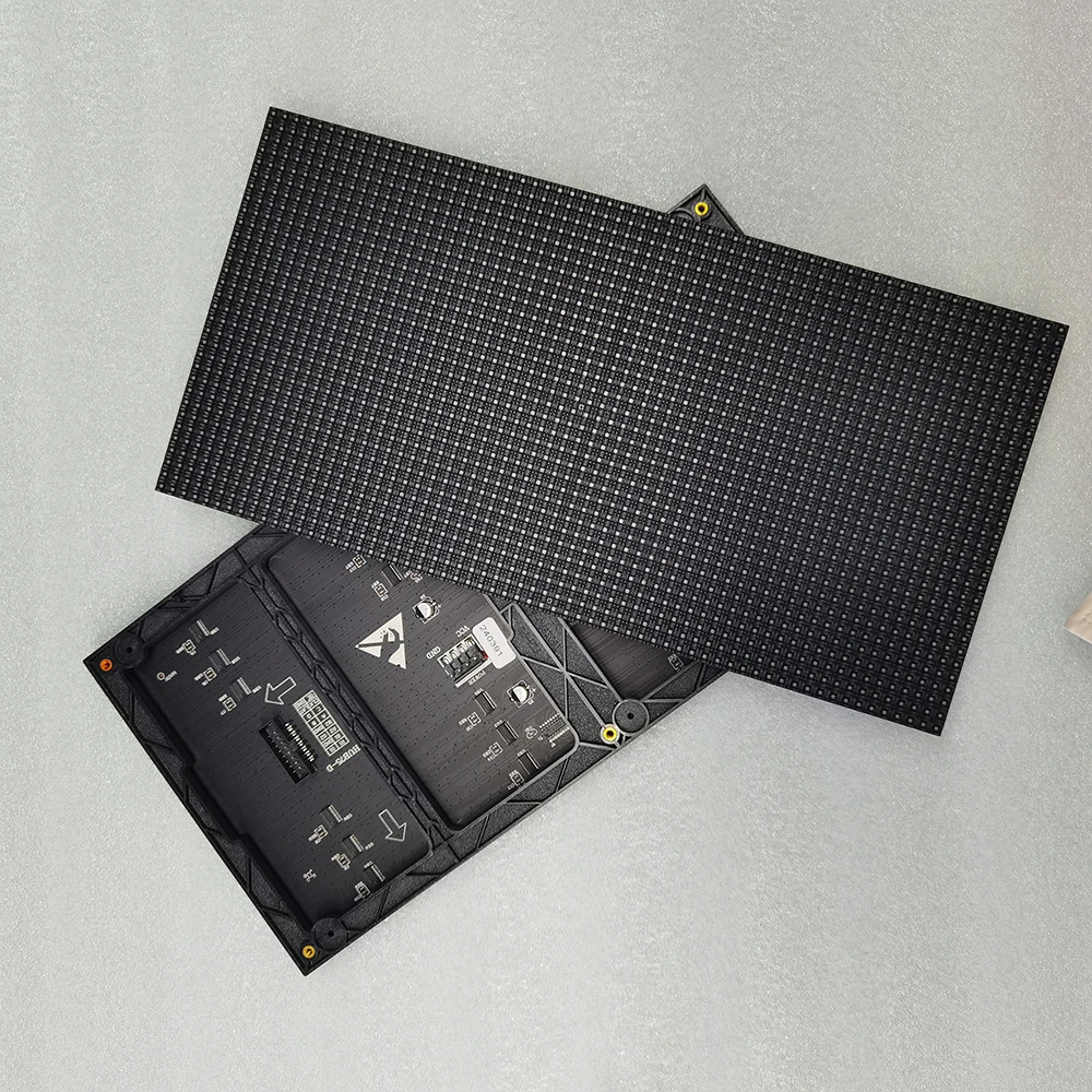 Фото Панель Led P5 Крытый RGB светодиодный дисплей Модуль 16Scan 320x160mm 64×32 точек с использованием для pantalla светодиодный бесплатный кабель для светодиодного модуля HUB75 SMD №4