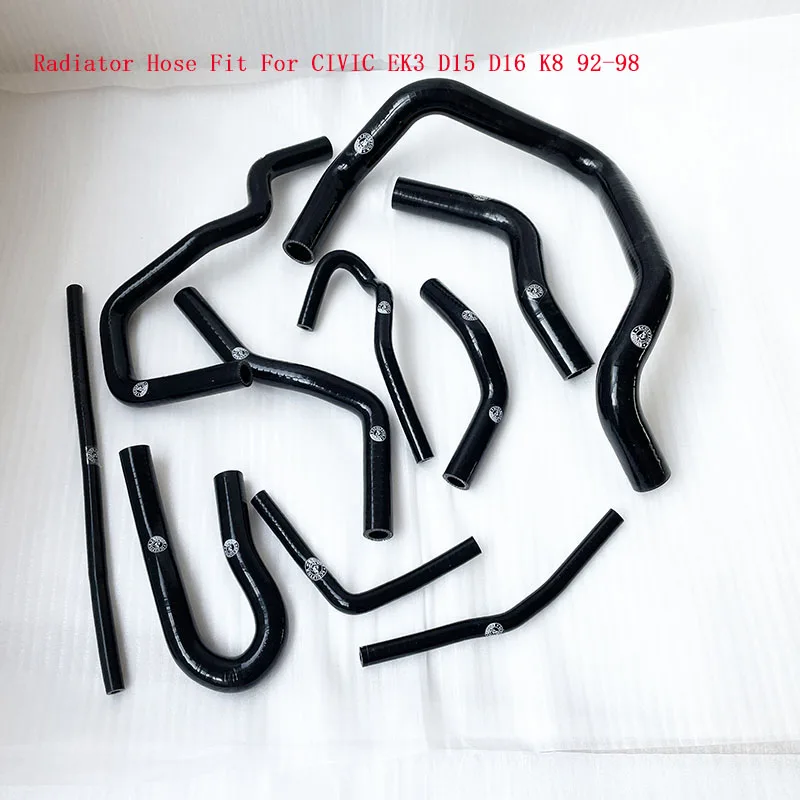 

Силиконовый шланг радиатора подходит для Honda Civic EK3 B16 B18 K8 92-98 для Honda Civic EK3 D15 D16 SOHC EG/EK 92-00