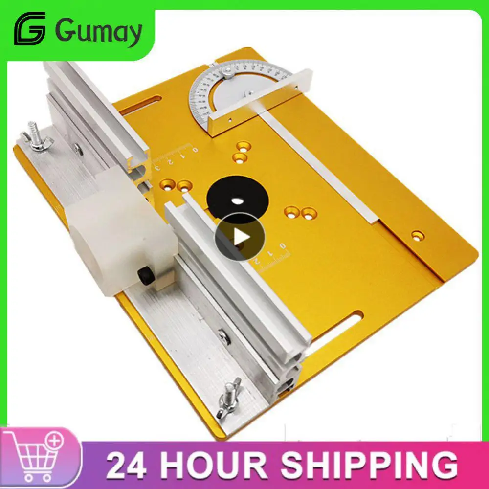 

Aluminum Wood Router Working Benches Easy To Install High Quality Woodworking Router Lift Base Manual Lifting Stainless Steel