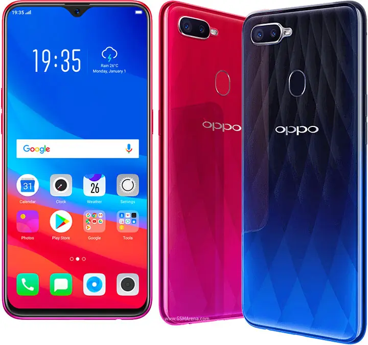 Original OPPO F9 Mobile phones Android 6.3 inch RAM 4GB ROM 128GB Cell Phone Unlocked 16+25MP 4G Network Smartphone Global