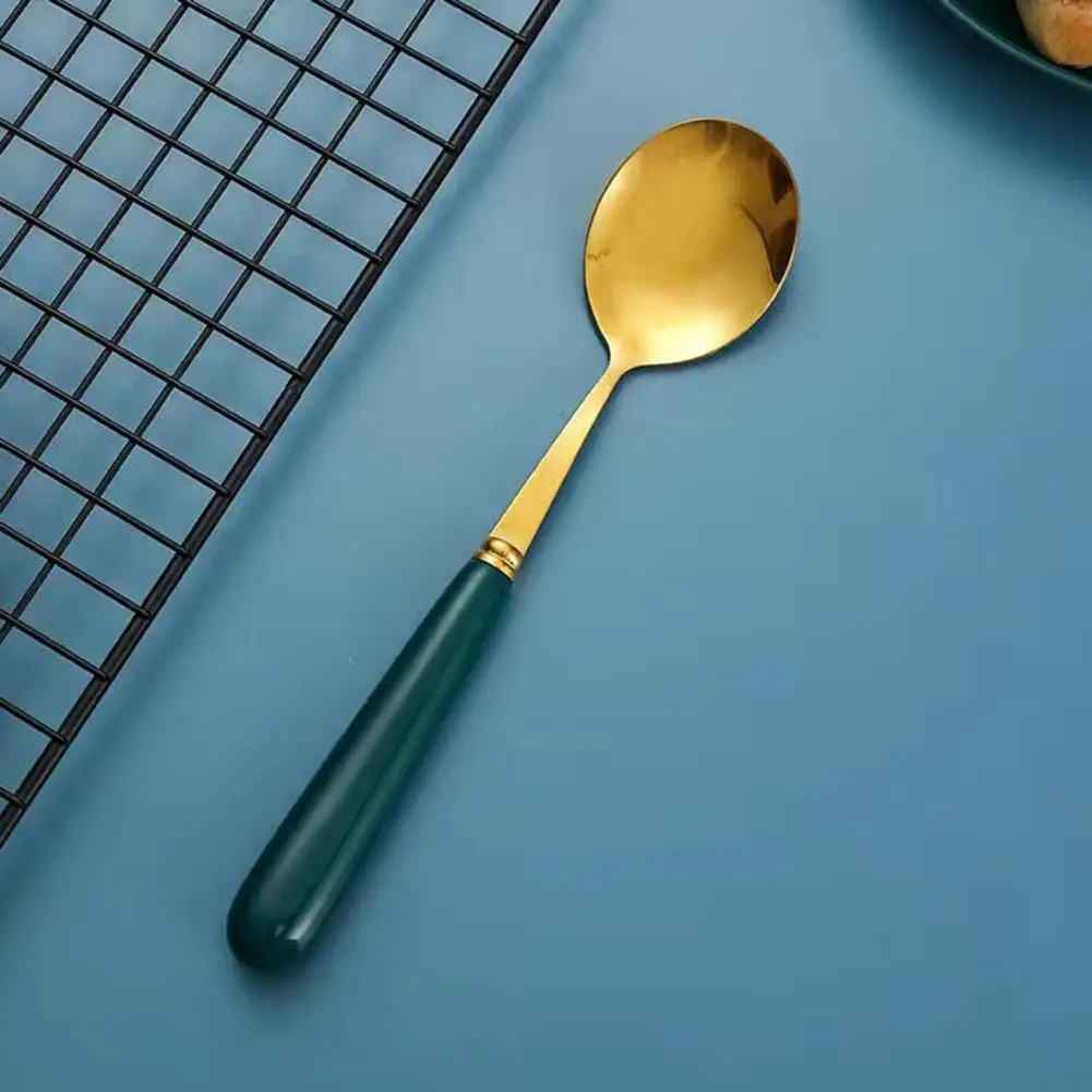 

Десертные Ложки для пищевого класса, многоразовые Десертные Ложки для мороженого, устойчивые к высоким температурам, Современные стильные ...