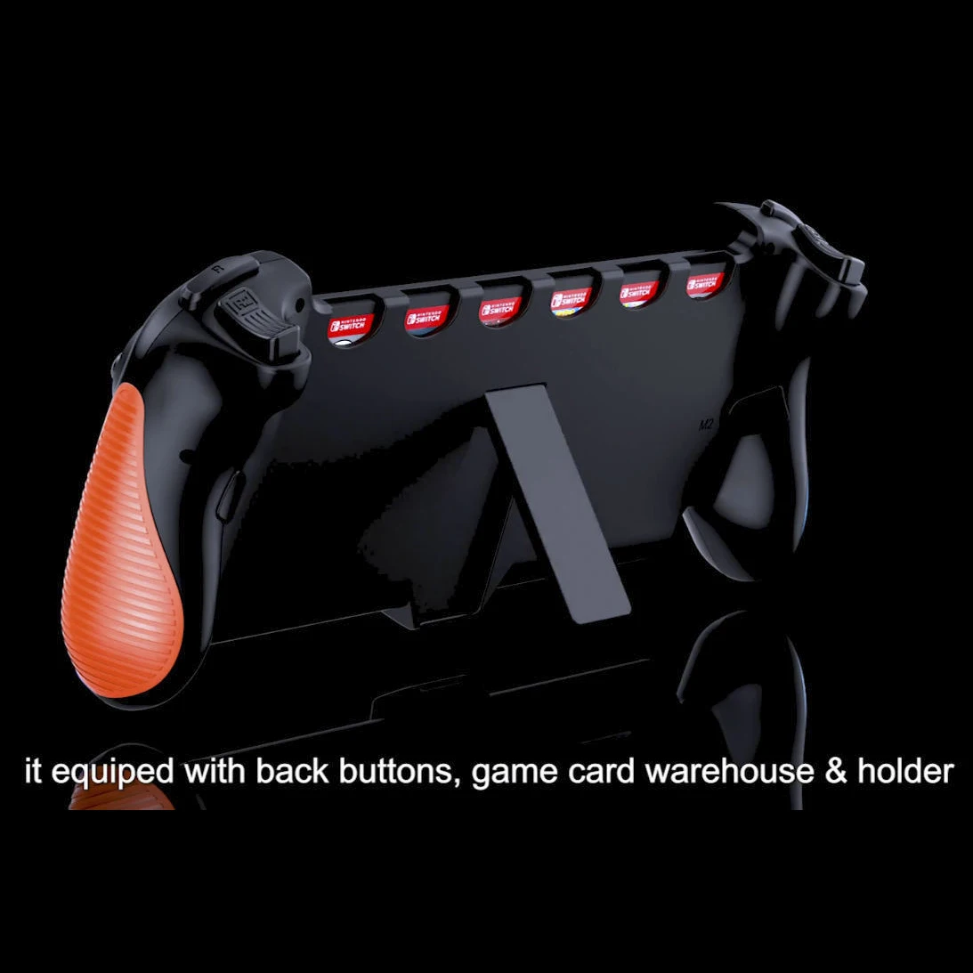 Фото Проводной игровой контроллер для Switch 2 – Aounion STK-7067 с джойстиком Hall, RGB-подсветкой, программированием макросов и хранилищем для игровых карт №3