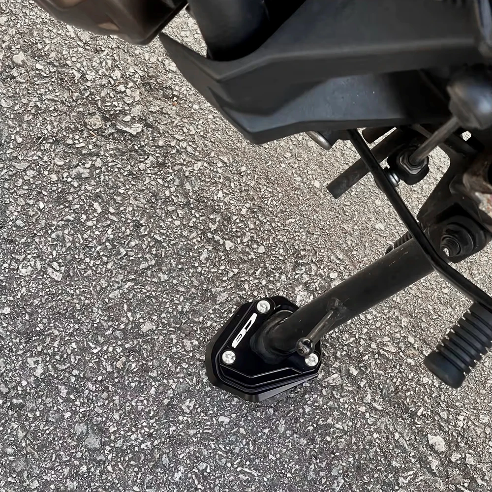 Фото Для мотоциклов Honda CBR650R, CB125R, CB650R, CBR500R, CB500X, CB500F, NX400, NX500, CL500 (2018-2025) — расширитель боковой подножки №3