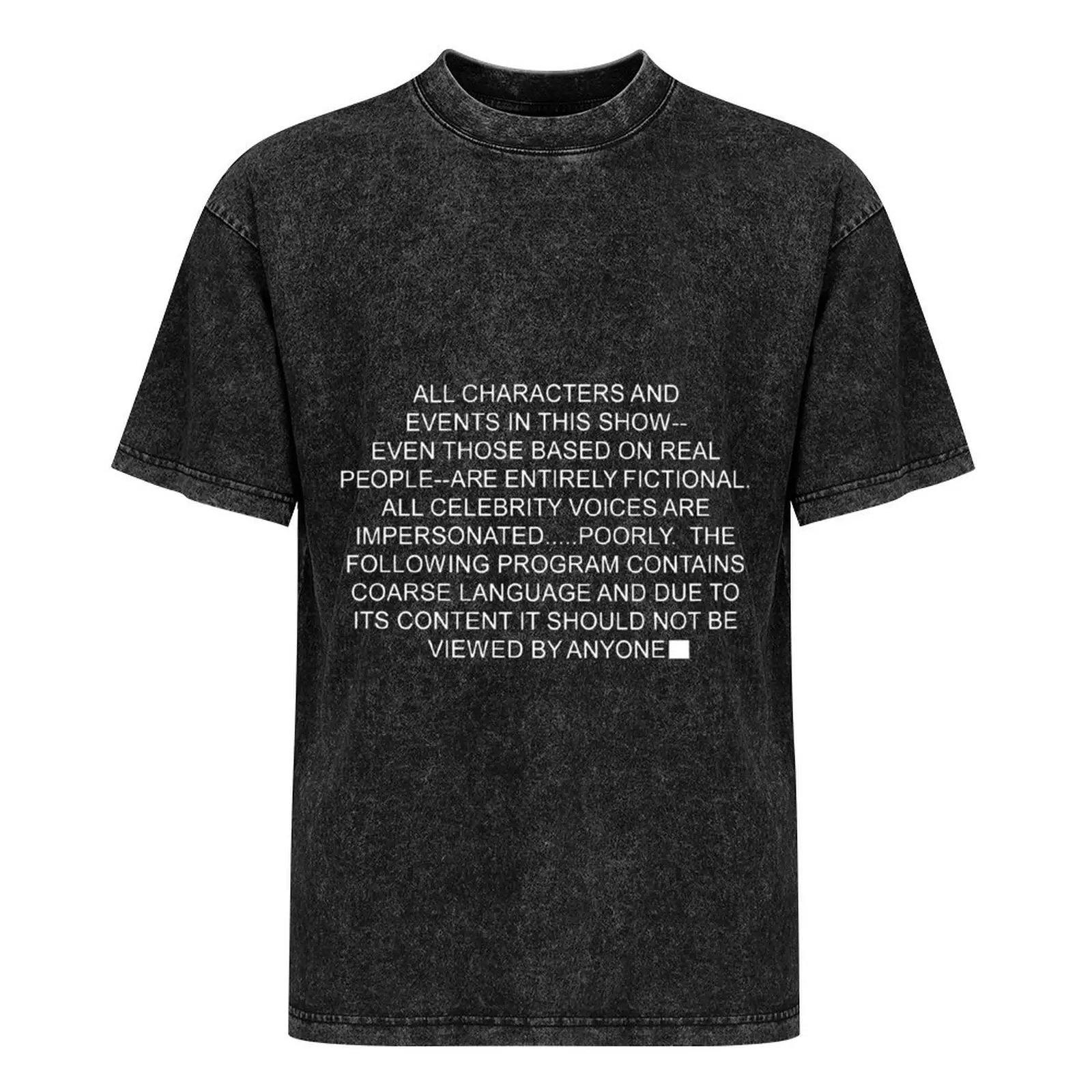 Футболка South Park Disclaimer дизайнерские рубашки спортивные фанаты футболка мужская
