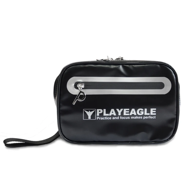 PLAYEAGLE Golf Pouch  Handbag PU Waterproof Mini Sports  With Zipper Cell Phone  Makeup Cosmetic Accessories