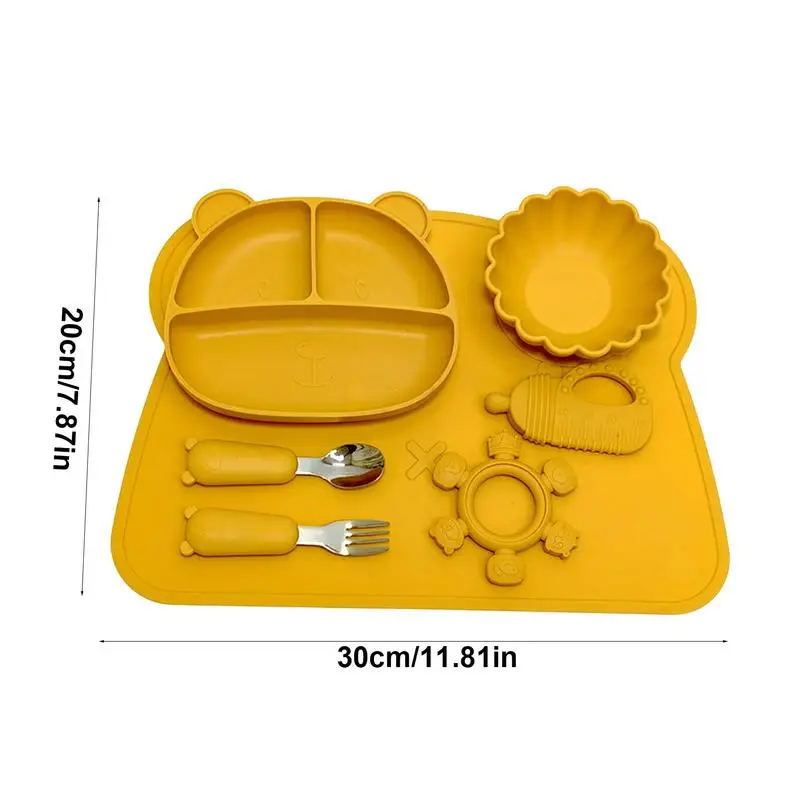 Детская силиконовая разделенная присоска 6 шт.
